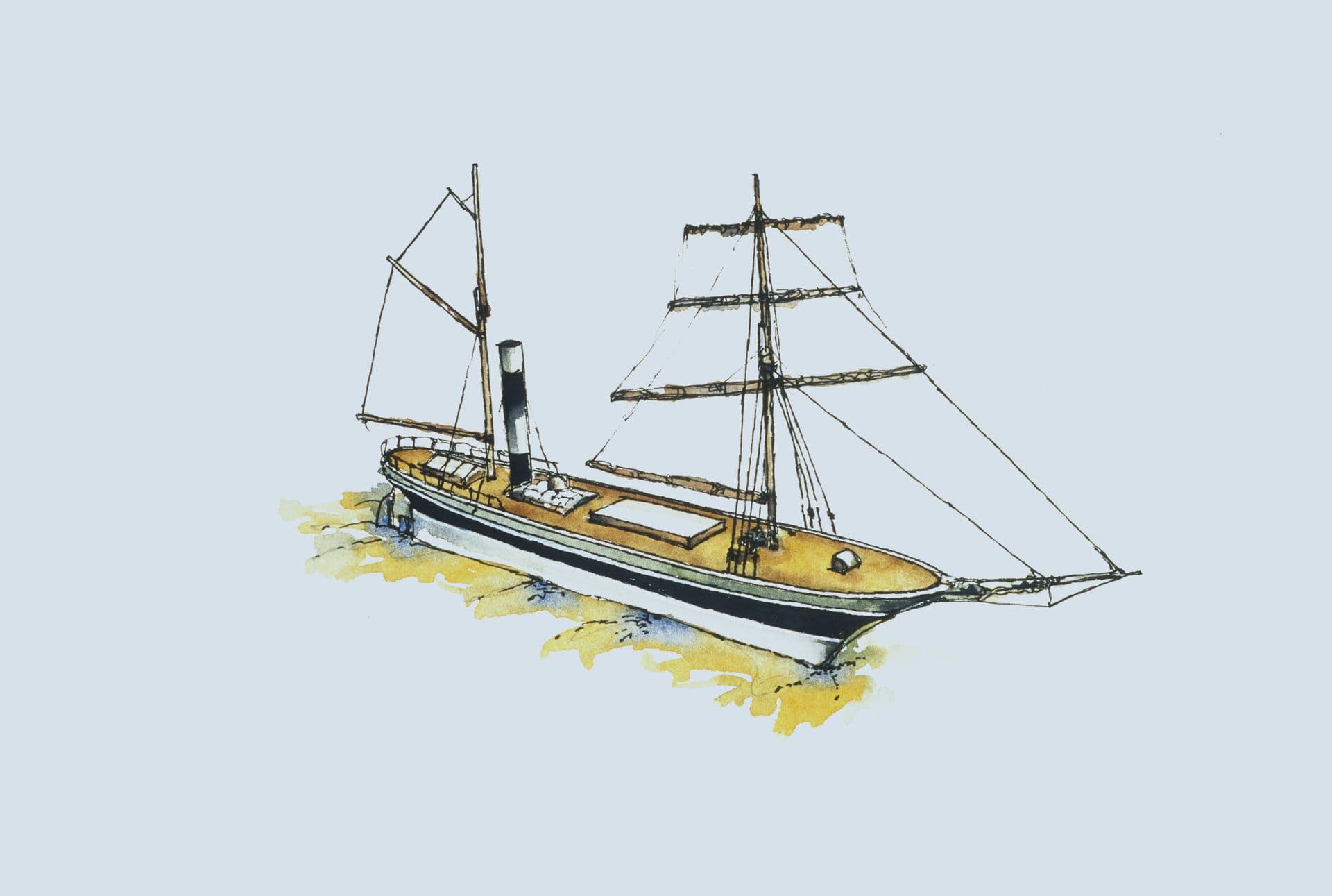 Drawing of Loch Lamond