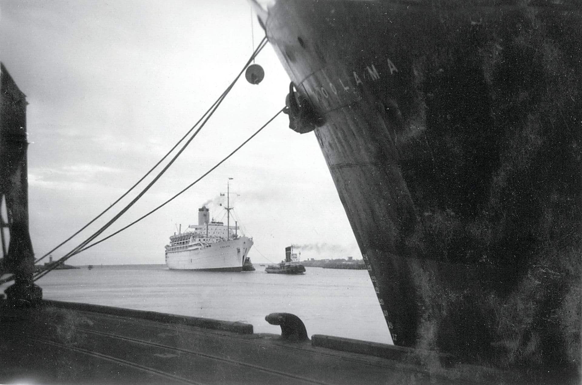 Boat docking in Albany